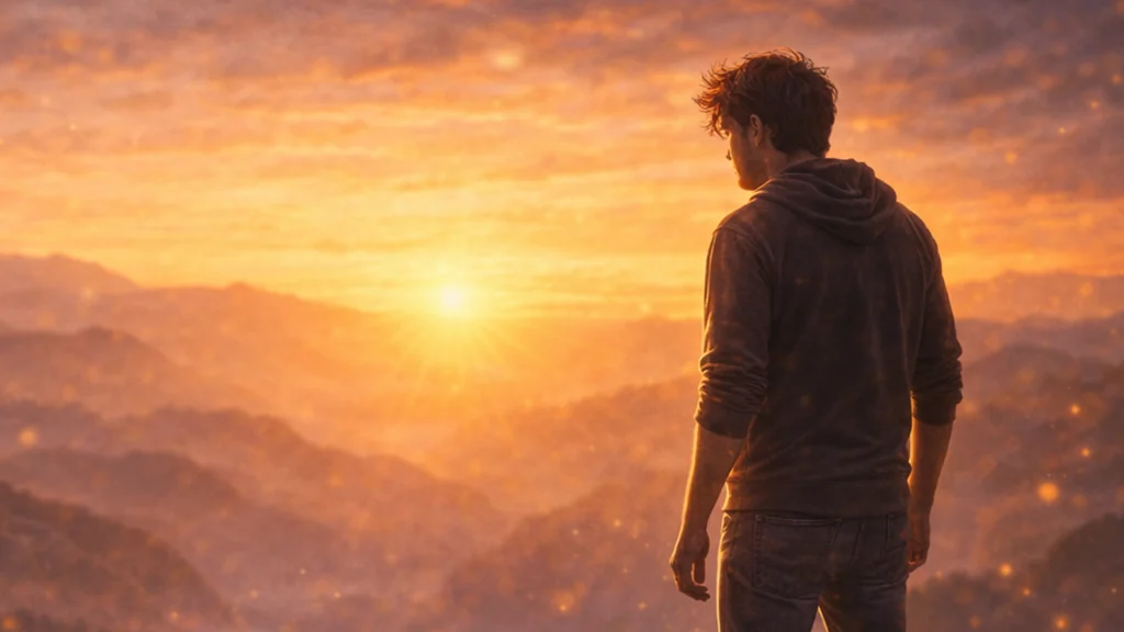 miedo al fracaso representado por un hombre frente a un gran reto