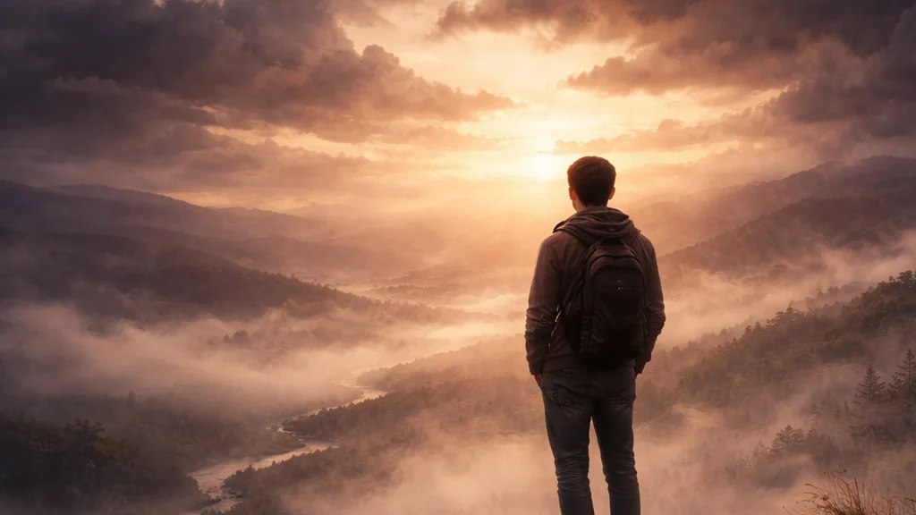 persona preocupada por el futuro pensando en escenarios negativos